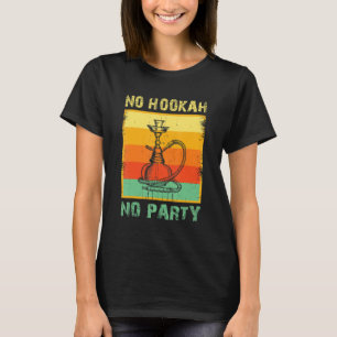 Camiseta Festa de Hookah Fumante de Shisha Fumando Narghile