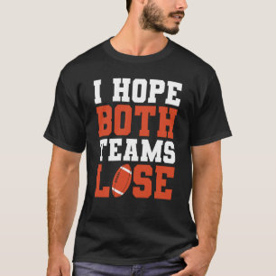 Camiseta Festa de Jogos de Futebol Eu Espero Que Ambas As E