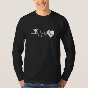 Camiseta Festa de Menina de Patinação no Gelo Disco Patins