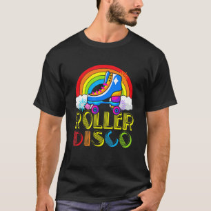 Camiseta Festa de Menina de Patinação no Gelo Disco Patins