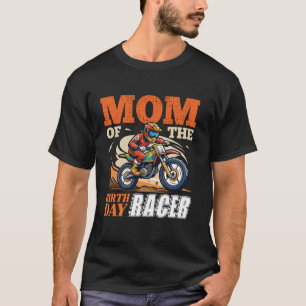 Camiseta Festa de Moto de Terra Mãe do Tema do Piloto de An