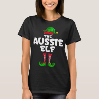 Camiseta Festa de Natal da Família Aussie Elf Matching Paja