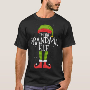 Camiseta Festa de Natal da Família de Vovó Elf Matando Paja