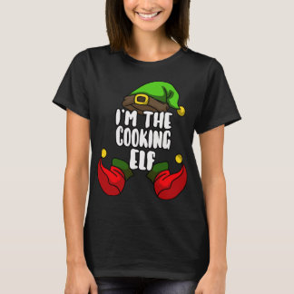 Camiseta Festa de Natal da Família do cozinhar Elf Matando 