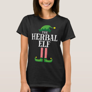 Camiseta Festa de Natal da Família Herbal Elf Matching