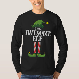 Camiseta Festa de Natal da Família Incrível Elf Matando Paj