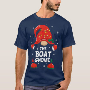 Camiseta Festa de Natal do Boat Gnomo Matching Family Group