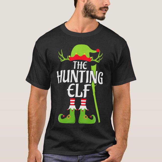 Camiseta Festa de Natal do Elf Matching Family Group (Frente)