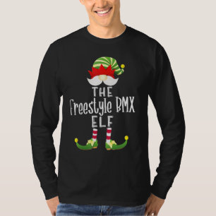 Camiseta Festa de Natal do Grupo Elf Freestyle Bmx Elf