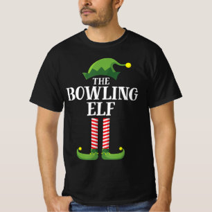 Camiseta Festa de Natal do Grupo Familiar de boliches Elf C