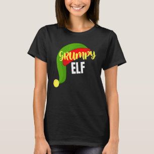 Camiseta Festa de Natal do Grupo Familiar Grumpy Elf Corres