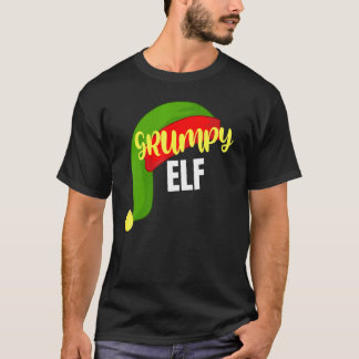 Camiseta Festa de Natal do Grupo Familiar Grumpy Elf Corres