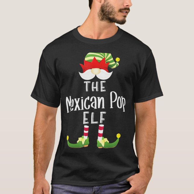 Camiseta Festa de Natal do Grupo Pop Elf Mexicano no Japão  (Frente)