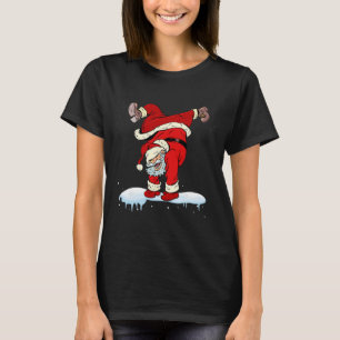 Camiseta Festa de Natal do Hip Hop Santa Claus