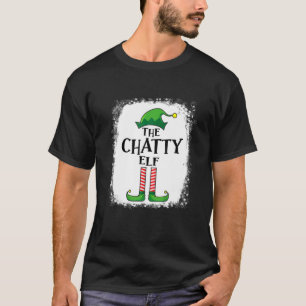 Camiseta Festa de Natal Engraçado da Família Chatch Elf