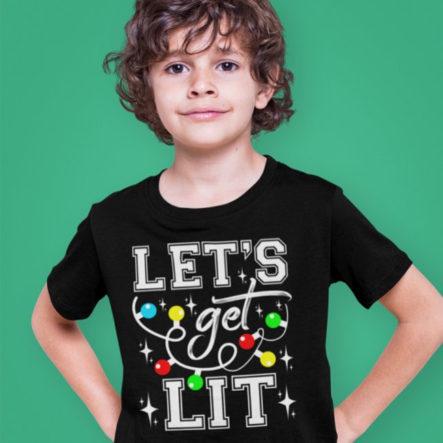 Camiseta Festa de Natal Engraçado - Luz de Natal (Criador carregado)