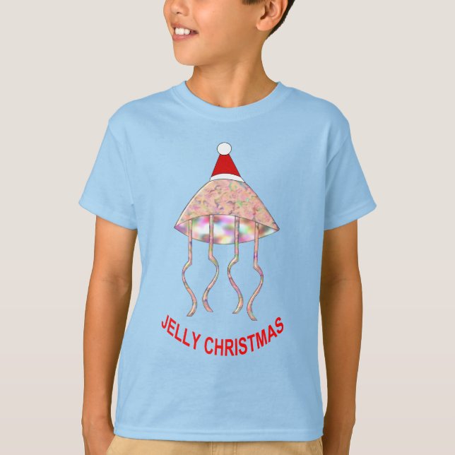 Camiseta Festa de Natal Gellyfish Kids T Shirt (Frente)