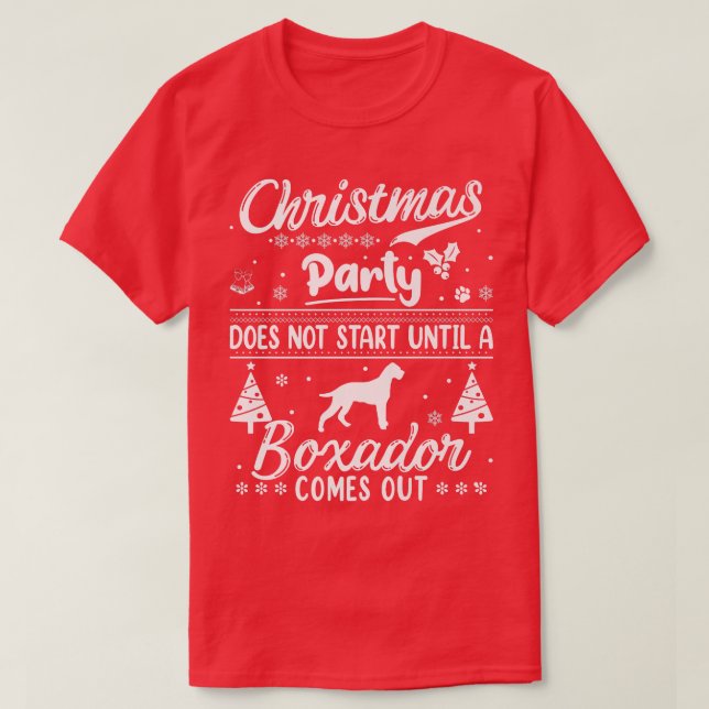 Camiseta Festa de Natal "Pet Animal og Lov" (Frente do Design)
