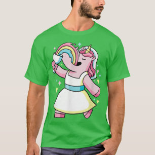 Camiseta Festa de Noiva Unicórnio Diversão Noite das Menina