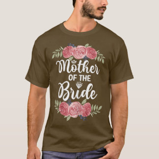 Camiseta Festa de Noivado da Mãe da Noiva Mulheres Casament