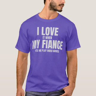 Camiseta Festa de Noivado Eu Amo Meu Noivo Recém Casados Co