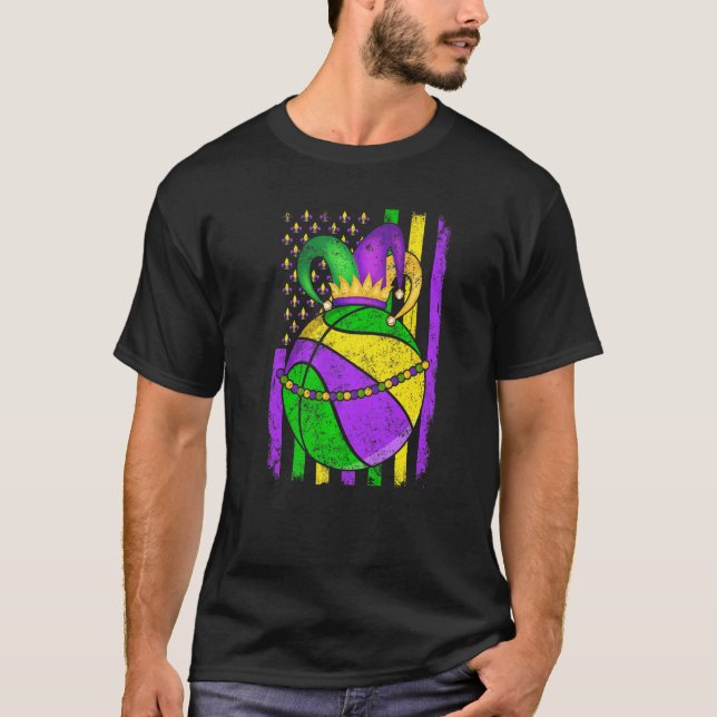 Camiseta Festa de Ódio Mardi Gras de Belo Basquete (Frente)