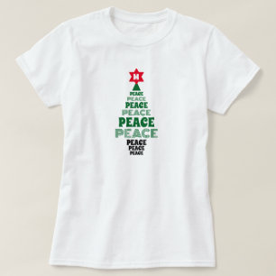 Camiseta Festa de Paz de Natal Bastante Personalizada, Dive