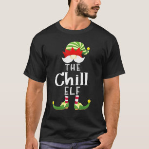 Camiseta Festa de Pijama de Natal do Grupo do Elfo Relax