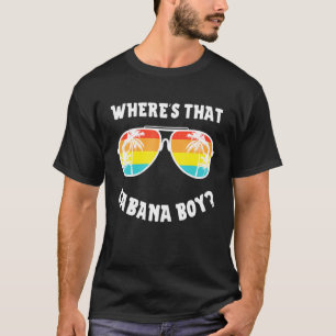 Camiseta Festa De Piscina De Cabana Onde Está O Cabana Boy