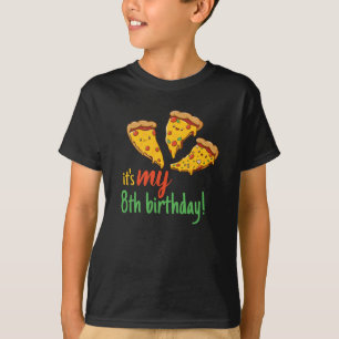 Camiseta Festa de pizza, convidado de aniversário