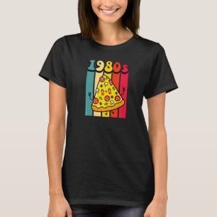Camiseta Festa de Pizza dos Anos 80 Retro Vintage Volta aos