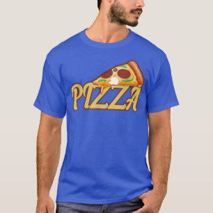 Camiseta Festa de pizza Fatia Mens Mulheres Aniversário