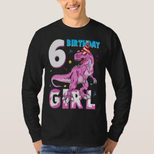 Camiseta Festa de presentes de 6 anos 6 de aniversário Meni