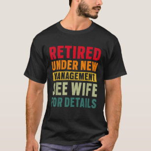 Camiseta Festa De Reforma Engraçada Aposentada Sob Nova Ger
