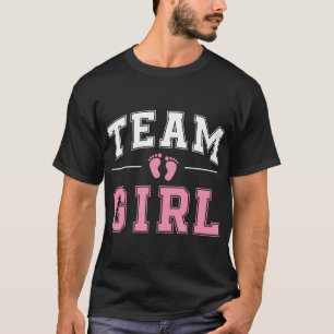 Camiseta Festa de Revelação de Gênero da Equipe Menina Em B
