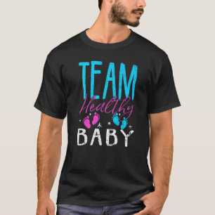 Camiseta Festa de Revelação do Sexo do Bebê Saudável da Equ