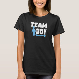 Camiseta Festa de Revolução de Gênero Equipe Menino Bebê Fu
