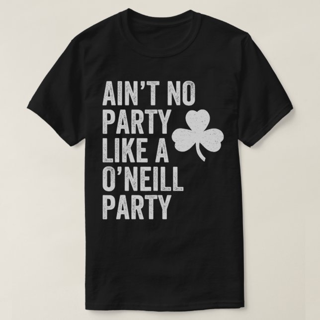Camiseta Festa de Shamrock do Dia de São Patrício em Nebras (Frente do Design)
