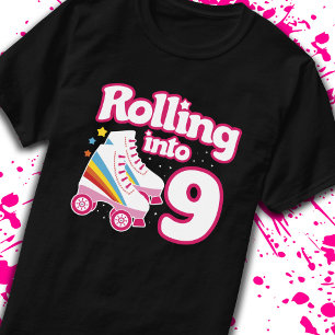 Camiseta Festa de Skate para crianças - 9.º aniversário 