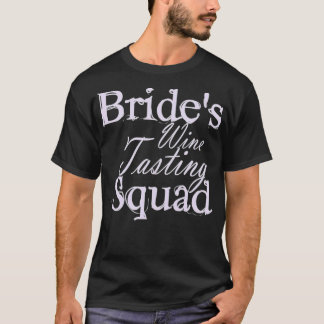Camiseta Festa de solteira Bride Squad Wedding melhor amigo