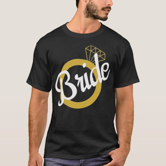 Camiseta Festa de solteira Bridesmaid Bride Squad, melhor s (Frente)