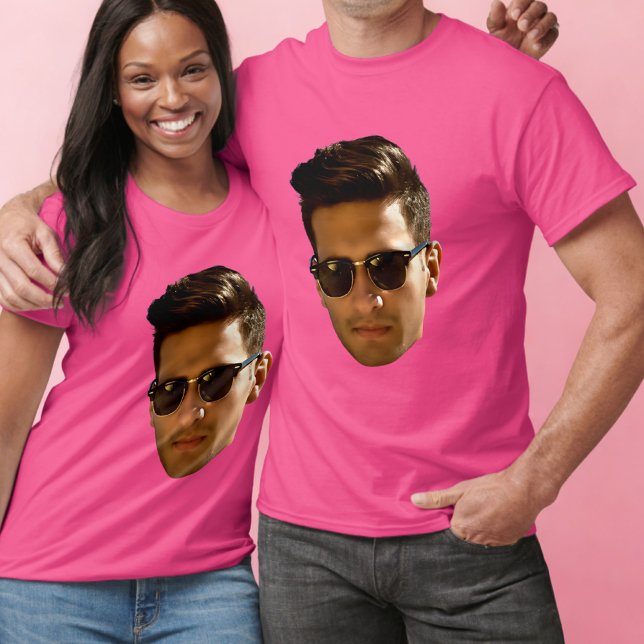 Camiseta Festa de Solteira com Recorte de Rosto Personaliza (Criador carregado)