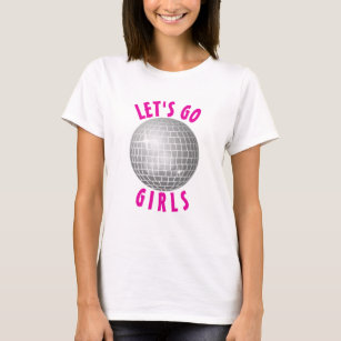 Camiseta Festa de solteira de bola de Disco do vamos GO Gir