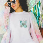 Camiseta Festa de solteira de Fringe Moderna do Green Fiest<br><div class="desc">Este design moderno de borda dá uma noda divertida para a fiesta ou a soirée de chicest de todos eles! As cores são vibrantes,  divertidas e convidativas com a quantidade certa de sofisticação.</div>