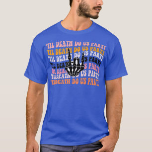 Camiseta Festa de solteira de Halloween é noiva mestiça ou