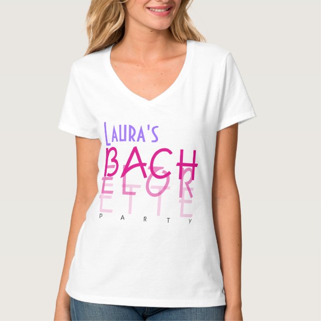 Camiseta Festa de solteira desbotada personalizável (Frente)