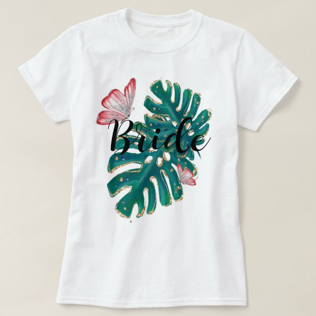 Camiseta Festa de solteira do Team Bride (Frente do Design)