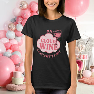Camiseta Festa de solteira em rosa-nuvem