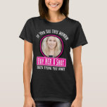 Camiseta Festa de solteira Engraçada<br><div class="desc">Celebrar a noiva a ser com nossa Camisa de Festa de solteira Engraçada! Esta camisa divertida e na moda apresenta um design divertido completo com a foto da noiva, fazer-a o traje perfeito para as damas de honra, madrinha de casamento e todos os seus amigos mais próximos. Feito em uma...</div>