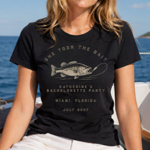 Camiseta Festa de Solteira Personalizada com Tema de Peixe